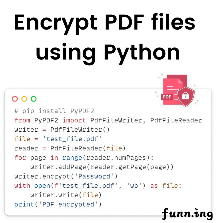 用Python给PDF加密
